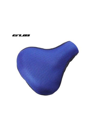 Gub Yumuşak Bisiklet Koltuğu Kapağı Ergonomi Bisiklet Sele Nefes Alabilir 3d Petek Örgü Koltuk Minderi Renk: Koyu Mavi Kırmızı