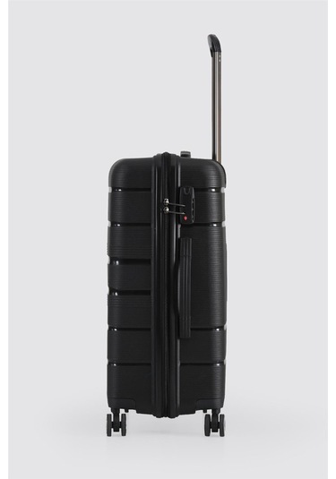 Ççs 5247 Polipropilen Büyük Boy Valiz Siyah