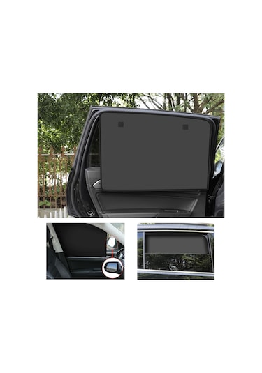 Ankaflex Perde Araç Oto Yan Cam Güneşlik Perdesi 2 Adet
