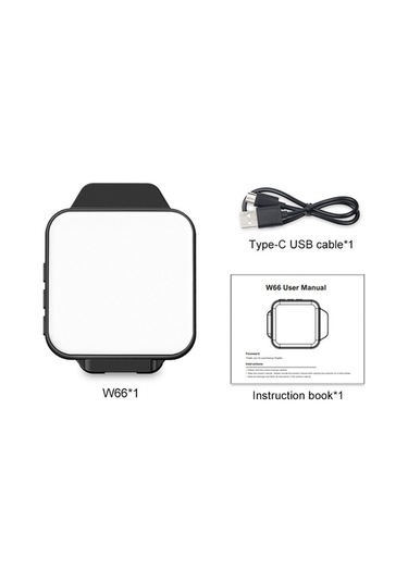 Didadodo Taşınabilir 2 Renkli Led Vlog Işığı - 66 Led, Cri 95, 2500k-8500k, Soğuk Ayakkabı Bağlantılı Siyah Siyah