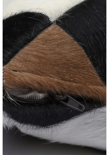 Premium Dekoratif Patchwork Deri Kırlent Kılıfı/ev Ve Ofis Için Gerçek Deri 45x45cm Kırlent Kılıfı Çok Renkli