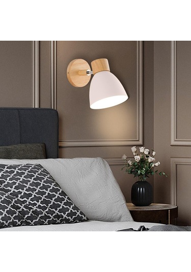 Suntek Modern Basit Duvar Işık Fikstürleri Koridor Beyaz Beyaz