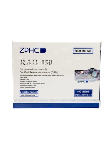 Zphc Testolone Rad150 20 Mg / Pill -100 Tablet Aromasız