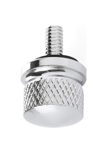 Yaozixa Harley Davidson 1996-2016 Modelleri İçin 1/4inc-20 Dişli, Alüminyum Kaplama, Araçsız Kurulum Arka Koltuk Somunu Gümüş