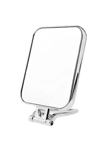 Bella House K 5204 Çift Yönlü Kare Makyaj Aynası Gümüş