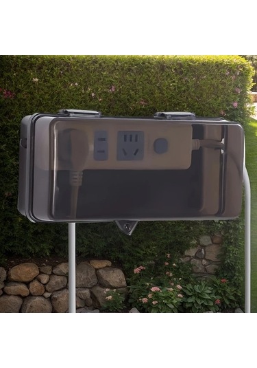 Fastbuy Dream011 Beyaz Sağlam Şeffaf Elektrik Kabin, Su Geçirmez Toz Geçirmez Abs Reçine, İç Dış Mekan Kullanımı