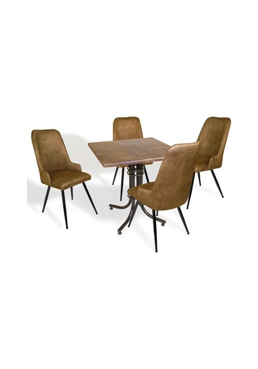 Beymobilya Buket Werzalit Kare Esb -Çırağan Mutfak Masa Takımı (70X70) (524039254)