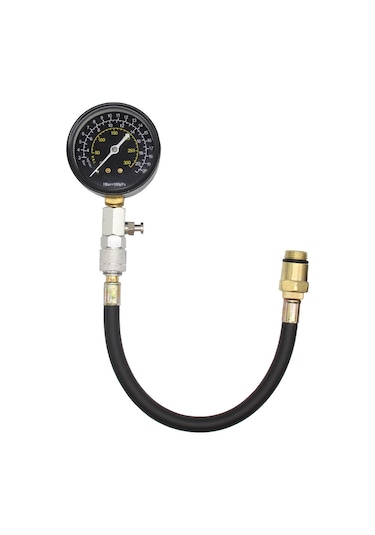 Motor Silindir Kompresyon Test Cihazı Kiti 0-300psı Basınç Ölçer Kontrol Test Aracı Otomotiv