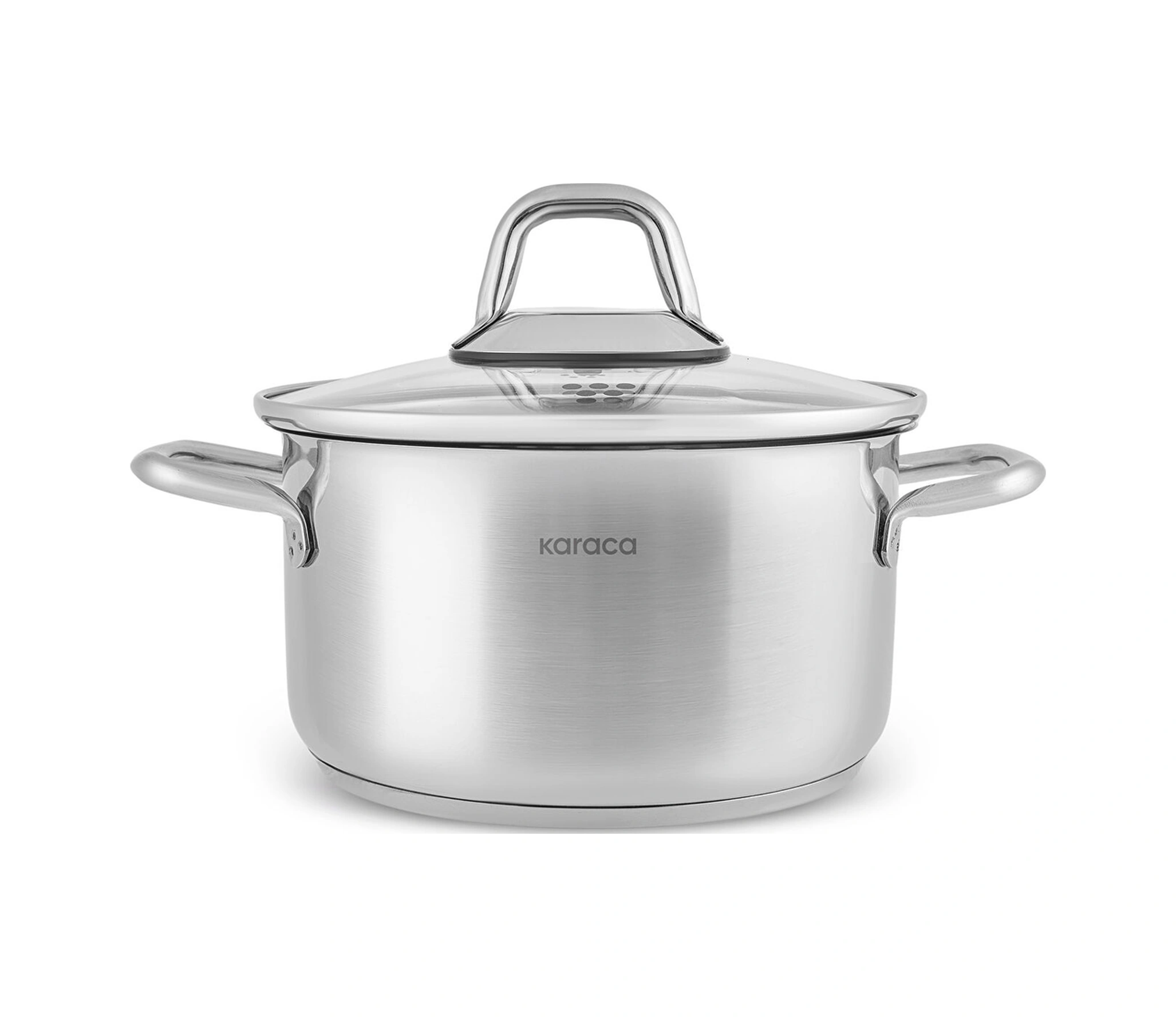 Karaca Vapor İndüksiyon Tabanlı 15 Parça Çaydanlık Ve Cezveli Çelik Tencere Seti Gümüş