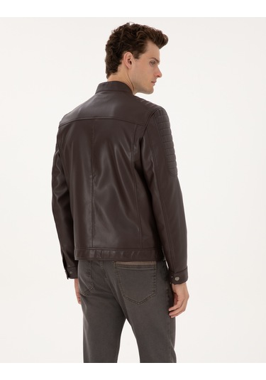 Pierre Cardin Erkek Kahverengi Deri Mont-kaban 50318037-400 Kahverengi