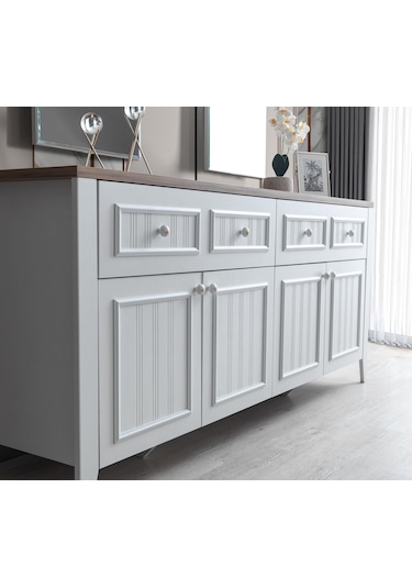 Yalı Modern Dolaplı Çekmeceli Konsol 180 45 84