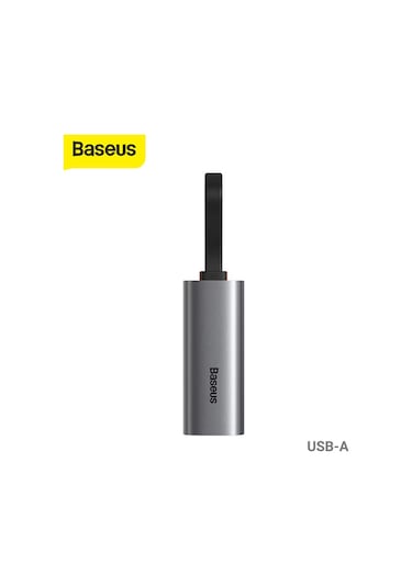 Skycity Baseus Çift Yönlü Gigabit Ethernet Adaptörü Usb-a/type-c Desteği 1000mbps Hızlı Bağlantı Mac/pc Uyumlu Alüminyum