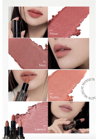 Muzıgae Mansıon Moodwear Blur Lipstick 001 Prime 001 Prime