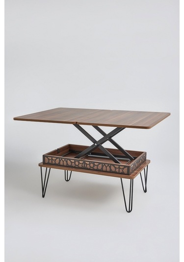 Melek Model Akıllı Sehpa Metal Ayaklı Lüx Model Sehpa