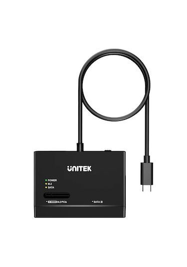 Unıtek Usb-c To M.2 Nvme + Sata Iıı Dönüştürücü +12v2a Ttkunt0015