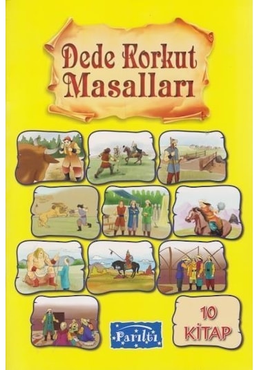Parıltı 1. Sınıf Dede Korkut Masalları 10 Kitap