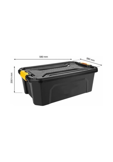 Kamp Malzemeleri Düzenleyici Organizer Set 30 Litre X 4 Adet Siyah