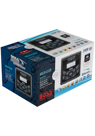 Boss Marin Teyp. Tekne Teyp Radyo. Kare Bluetooth Mgr450B