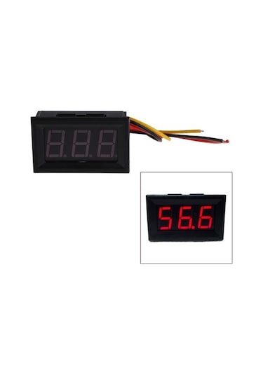 0.56" 0 100V Kablolu Dc Voltmetre Arduino