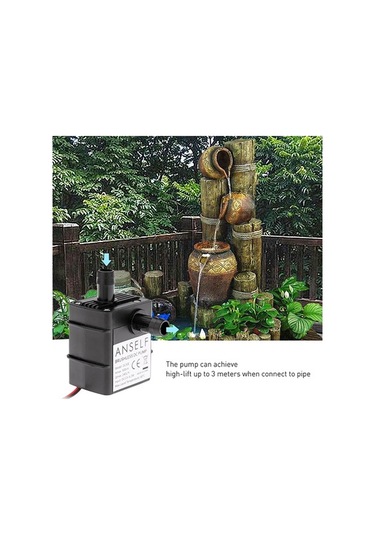 Pazly 12v Dc Sessiz Dalgıç Su Pompası - 240l/s Akış, 300cm Basma Yüksekliği - Kompakt, Fırçasız Motorlu, Ip68 Su Geçirmez