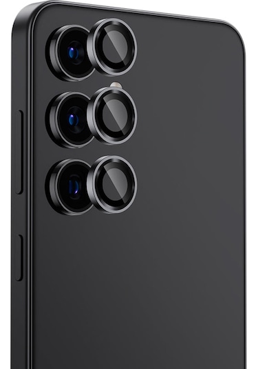 Nettech Samsung Uyumlu Galaxy S26 Safir Lens Kamera Cam Koruyucu Siyah
