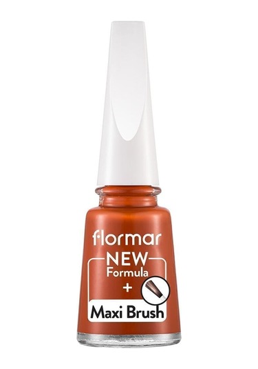 Flormar Nail Enamel Yüksek Pigmentli & Parlak Bitişli Oje Fne-489 Hot Sun