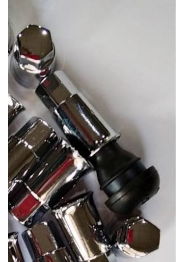 Kromajlı Yüksük ve Kapak -tek Parçalı- Sibop Kapağı - 20ad/pk