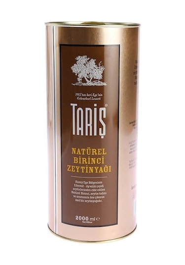 Tariş Naturel Birinci Zeytinyağı Teneke 2 L