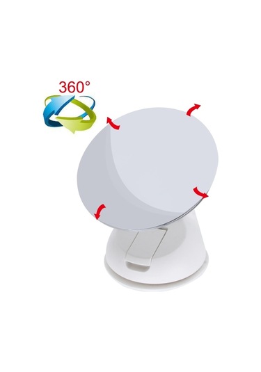 Sones Araba Oto 360 Derece Ayarlanabilir Bebek Görüş Aynası Arka Bebek Güvenliği Dışbükey Ayna, Çap: 85mm