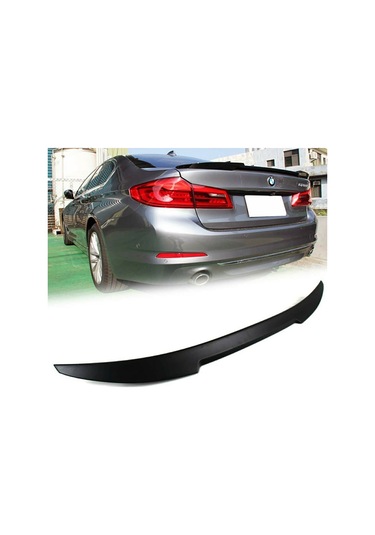 Bmw G30 M4 Bagaj Üstü Spoiler Parlak Siyah Spoyler Plastik İthal 2017-2020