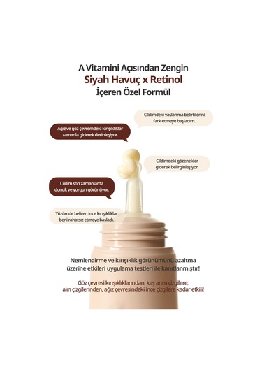 Siyah Havuç Özü Ve Saf Retinol İçeren Bakım Kremi Goodal Black Carrot Vita-a Retinol Firming Cream