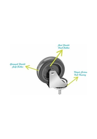 Omnisoft UCTM CK752 Krom Taşıyıcı Krom Pres Çift Kovalı Temizlik