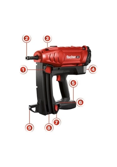 Fischer Fgc 100 Gazlı Çivi Çakma Tabancası