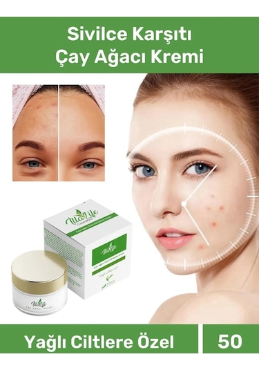 İlla Life Çay Ağacı Yağı Özlü Sivilce Kremi 50 ML