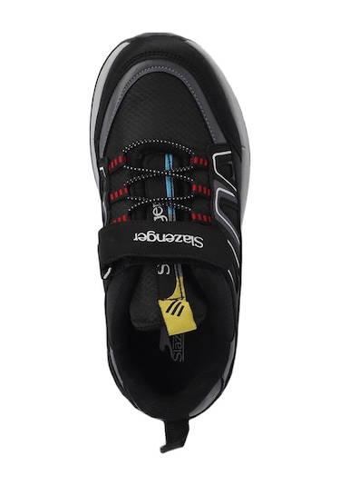Slazenger KROSS KTN Çocuk Cırt Cırtlı Siyah / Beyaz Günlük Spor Ayakkabısı
