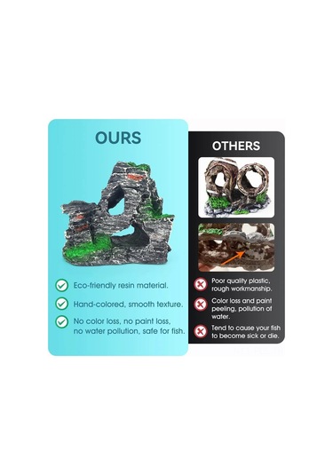 Padalink 18 Adet Sahte Akvaryum Bitkileri - Renkli Plastik Su Bitkileri Seti, Akvaryum Dekorasyonu, 2-12 İnç Yükseklik Aralığı, Temizliği Kolay