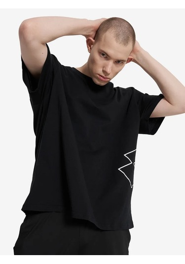 Lotto Erkek Oversize Tişört Lorenzo 363298473 Siyah