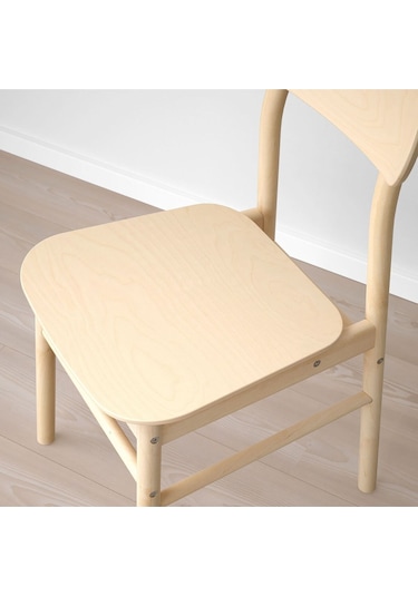 Rönnınge Ahşap Sandalye, Huş Naturel Renk 1 Adet