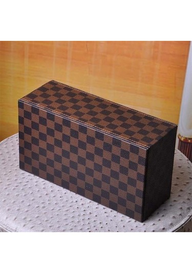 Doku Kutusu Deri Giyim Banyo Kağıt Tutucu Lüks Çıkarılabilir Çok Fonksiyonlu Canlı Oda Dekorasyon Ev Ofis Masası Araba Kullanımı Kağıt Tutucular Siyah