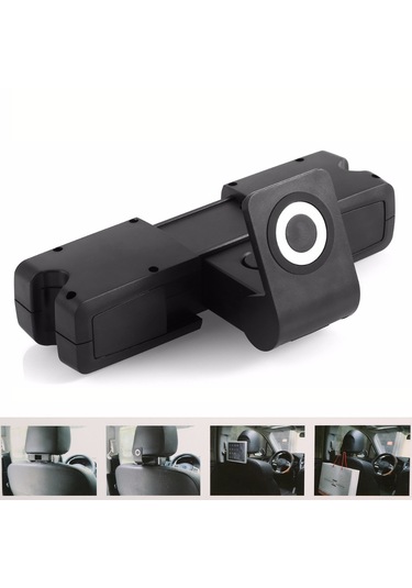 Ayarlanabilir Evrensel Araba Kafalık Tutucu Manyetik Montaj Cep Tablet Telefon Araç Tutucu Standı Arka Koltuk Braketi Ayrılabilir