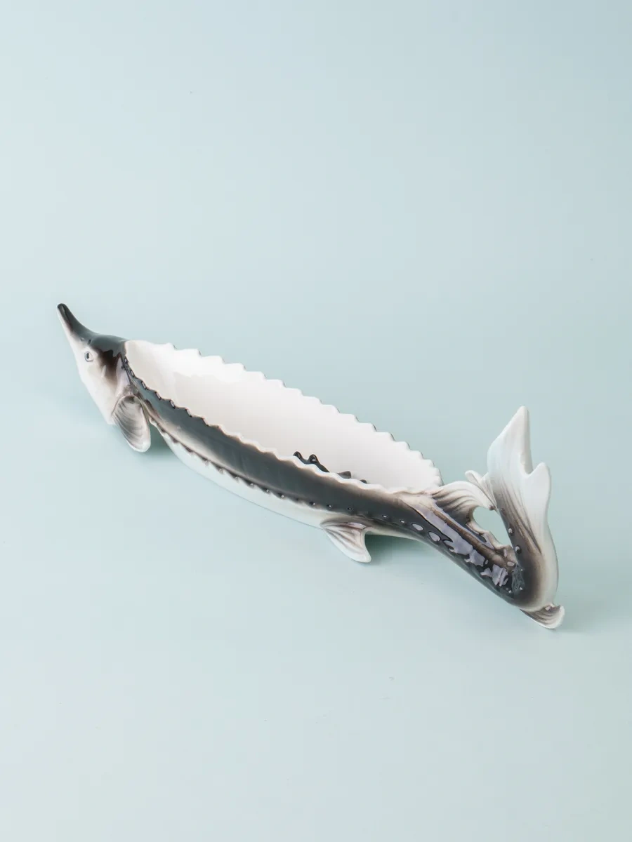 Lefard 32 Cm Sunum Tabağı "uskumru" Çatal Seti 153410321 Gri