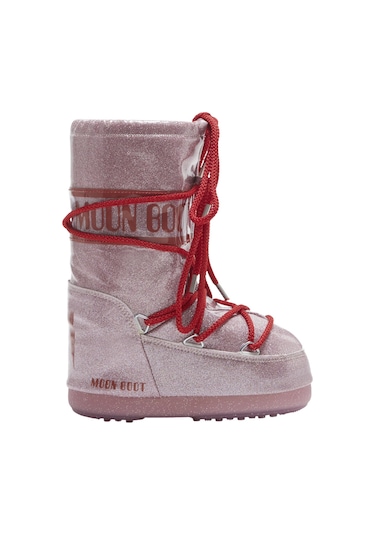 80d3400290-j001 Moon Boot Icon Jr Glitter Pembe Pembe