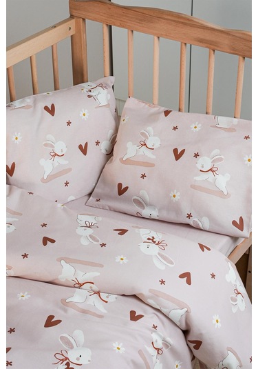 Cotton Collection %100 Pamuk Bebek Nevresim Takımı Bunnies