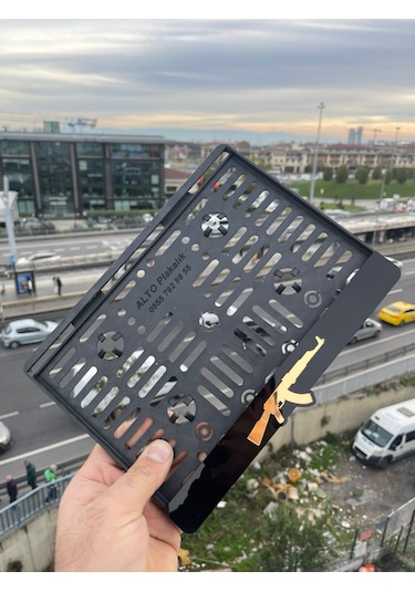 Keleş Özel Tasarım Pleksi Motosiklet Plakalık