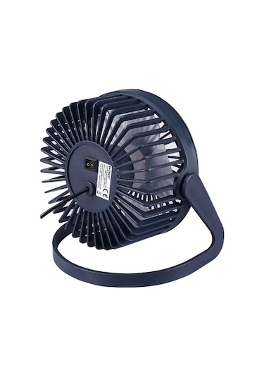 Efn-505 360 Derece Dönüş Taşınabilir Mini Masaüstü Lacivert Usb F
