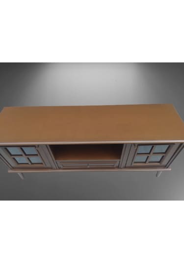 Bengimobilya Tv Sehpası Windovs Model Pencere Ahşap Gürgen Retro Ayak Ceviz Re (483187412)