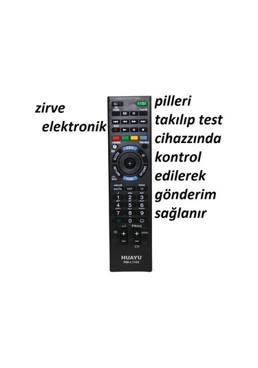 Huayu Kl Rm-L1165 3D'Li Sony Lcd/Led Tv Kumanda