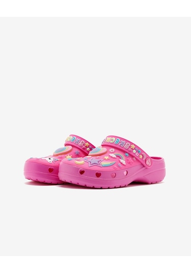 Skechers Heart Charmer - Girly Land Büyük Kız Çocuk Pembe Işıklı Terlik 308406l Hpmt Pembe