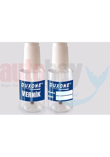 Duxone Fiat Tofaş 647 Çelik Grisi Metalik Rütuş Boya Vernik 30Ml