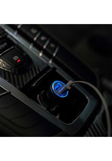 Tüm Araçlara Uyumlu Çift Usb Girişli Çakmaklık Şarj Cihazı